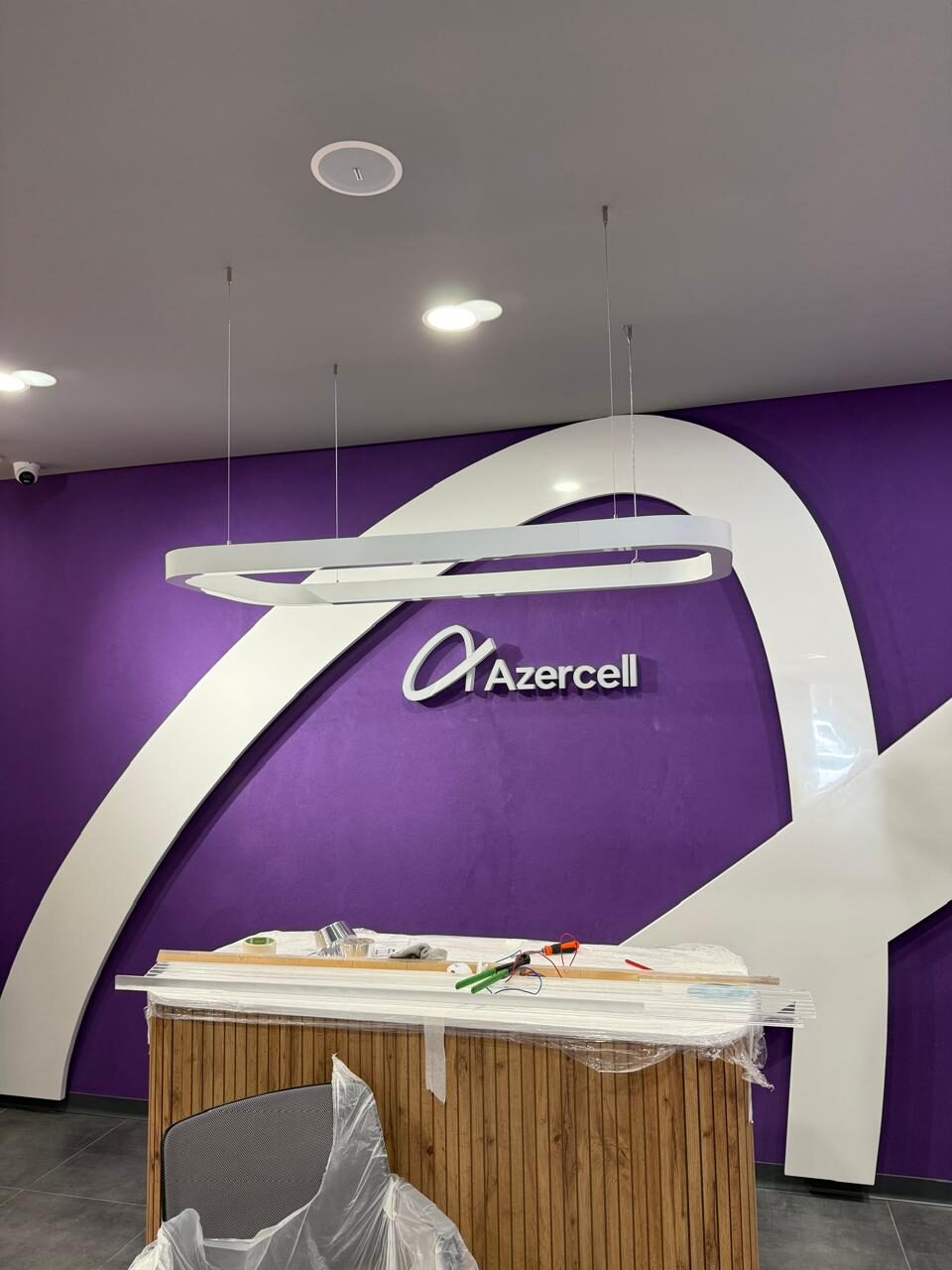 Azercell mağazası — AZENET tərəfindən icra olunan işlər
